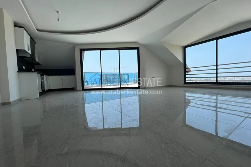 Penthouse duplex 3+2 with open sea views in Mahmutlar. Citizenship Real Estate 1