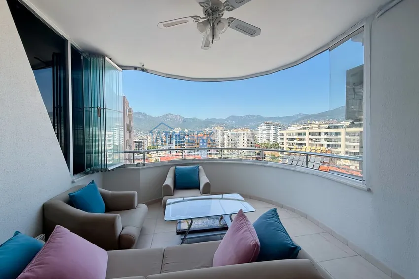 Purchase 2+1 apartment in Tosmur - furnished, with sea and mountain views, suitable for a residence permit 19