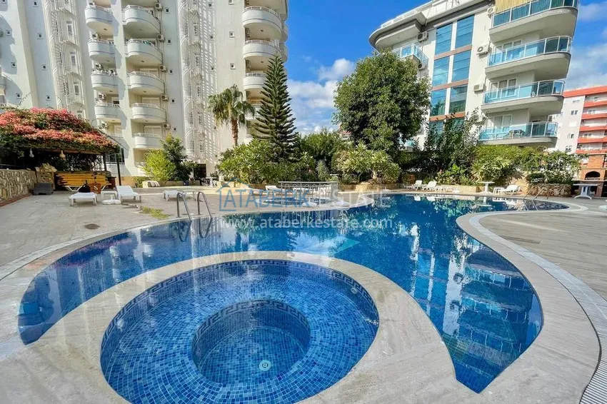 2+1 apartment in Tosmur - furnished, with sea and mountain views, suitable for a residence permit 5