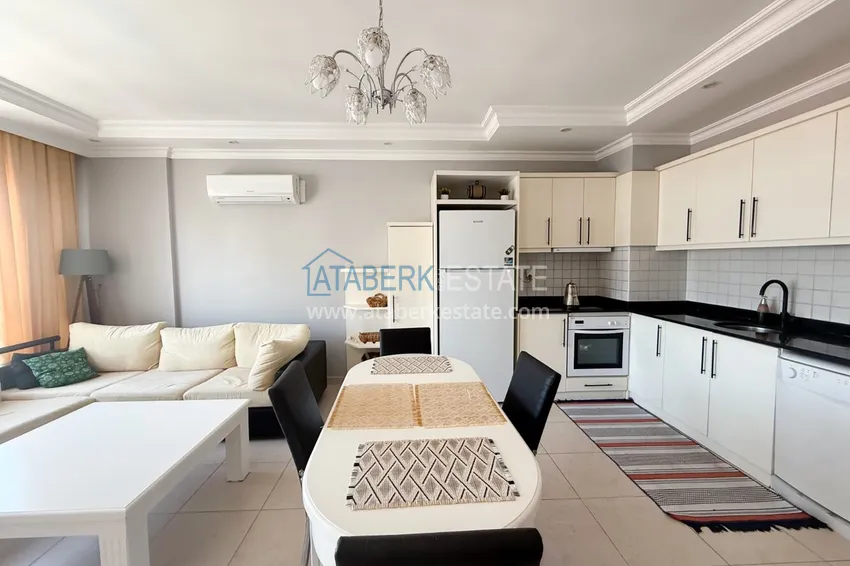 Purchase 2+1 apartment in Tosmur - furnished, with sea and mountain views, suitable for a residence permit 7