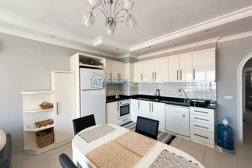 Purchase 2+1 apartment in Tosmur - furnished, with sea and mountain views, suitable for a residence permit 9