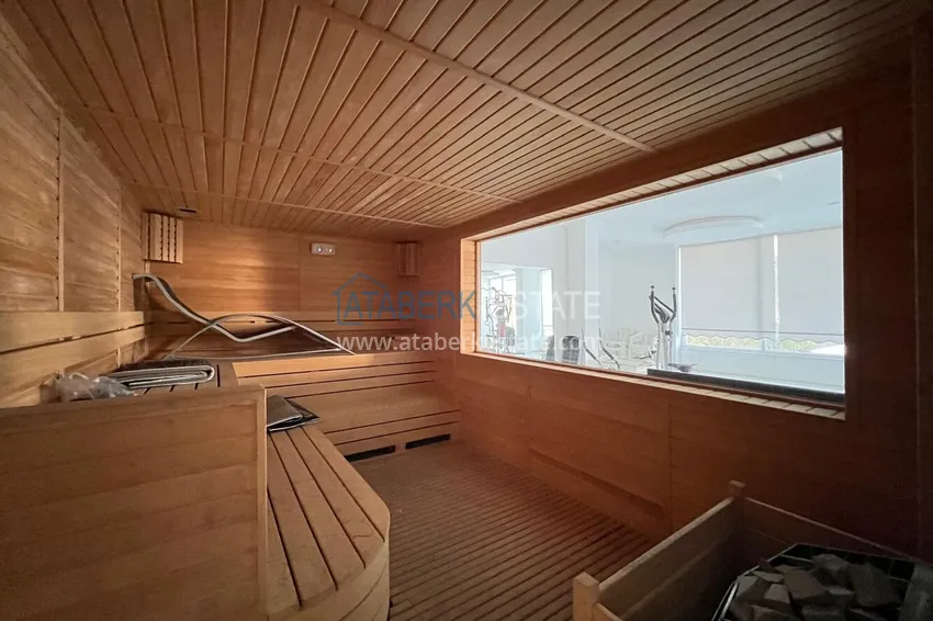 Linear 3+1 apartment with sea view in Tosmur, Alanya - suitable for citizenship and residence permit 10 