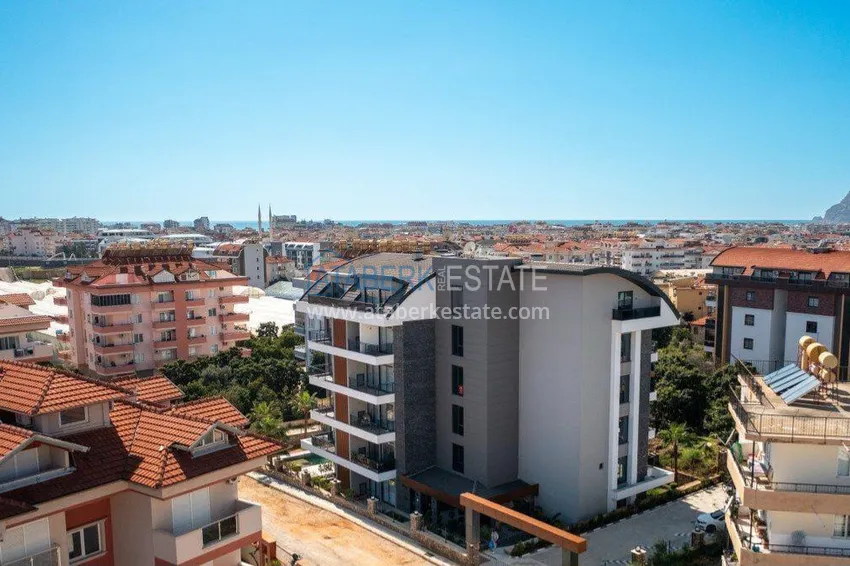 Apartment 2+1 in the Oba area - with luxury furniture and a view of the fortress 1 