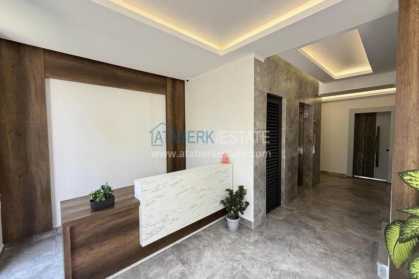 Apartment 2+1 in the Oba area - with luxury furniture and a view of the fortress 15 