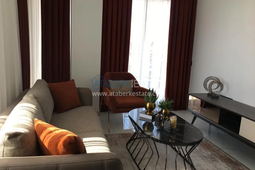 Purchase Apartment 2+1 in the Oba area - with luxury furniture and a view of the fortress 2 