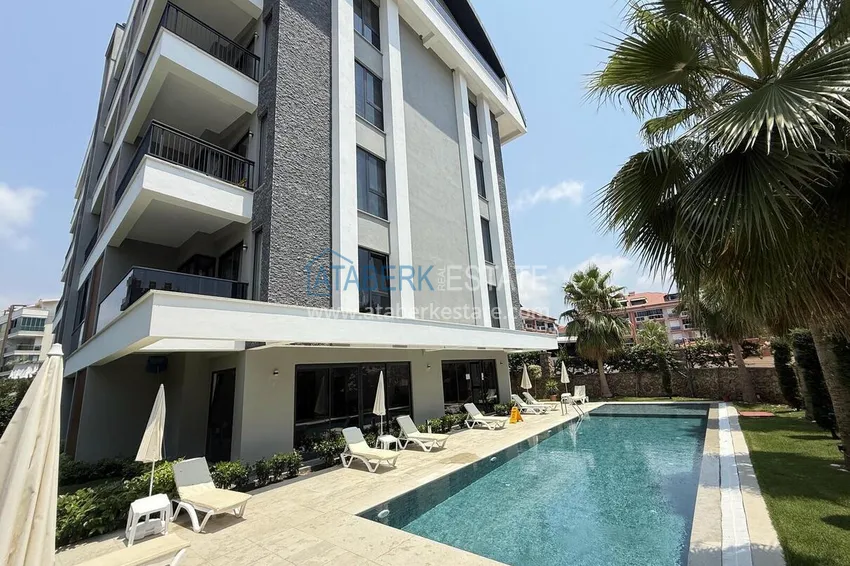 Apartment 2+1 in the Oba area - with luxury furniture and a view of the fortress 3 