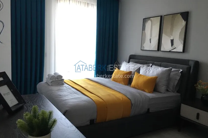 Purchase Apartment 2+1 in the Oba area - with luxury furniture and a view of the fortress 5 