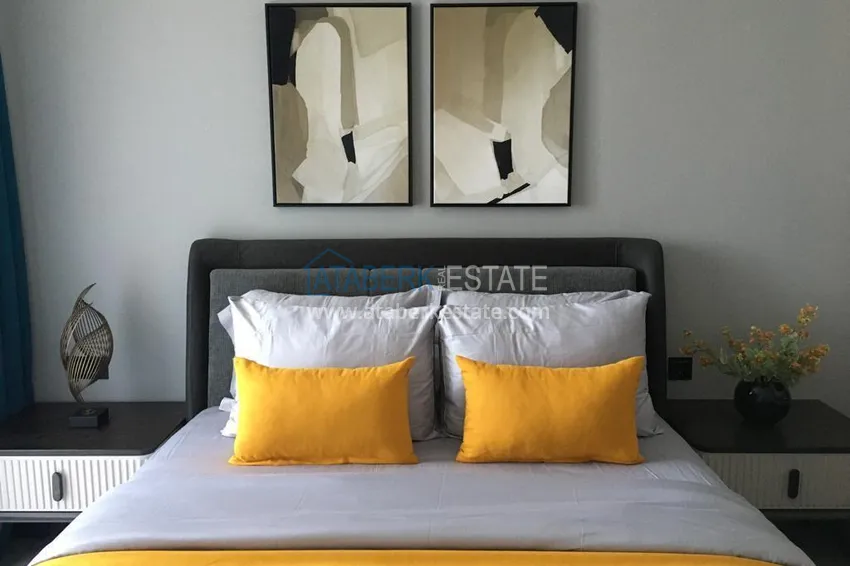 Purchase Apartment 2+1 in the Oba area - with luxury furniture and a view of the fortress 7 