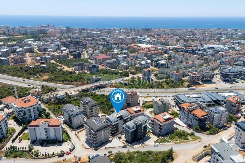 One bedroom unfurnished apartment in Oba, Alanya 2