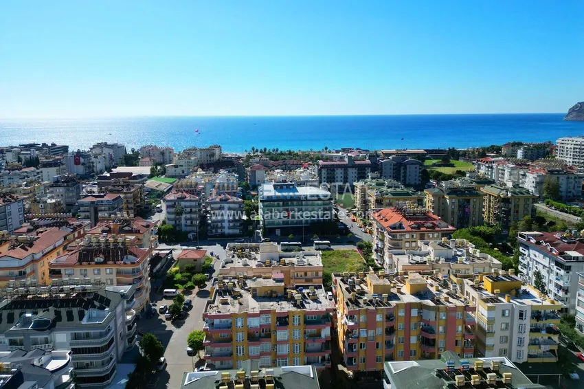 3+1 apartment with furniture and a separate kitchen in the Oba area - 450 m from the sea 6