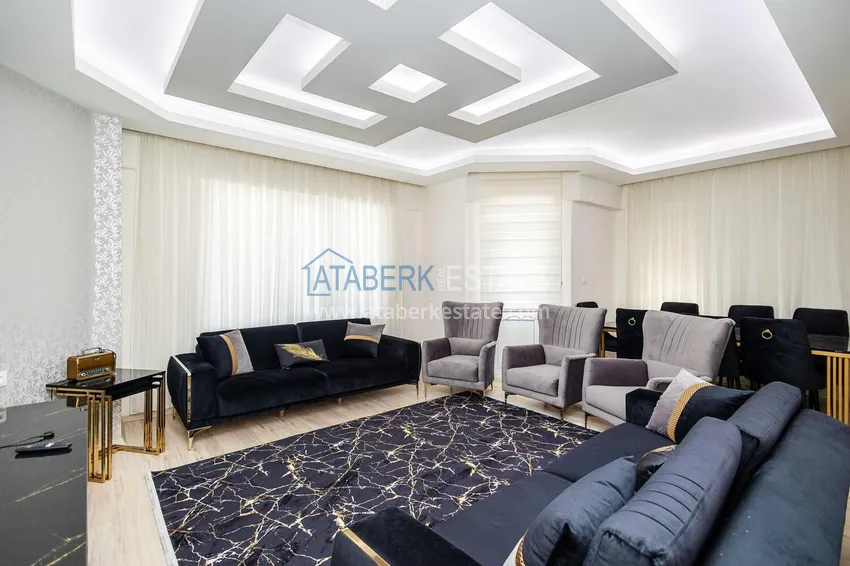 Purchase 3+1 apartment with furniture and a separate kitchen in the Oba area - 450 m from the sea 7