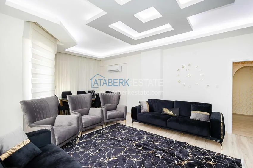 Purchase 3+1 apartment with furniture and a separate kitchen in the Oba area - 450 m from the sea 8