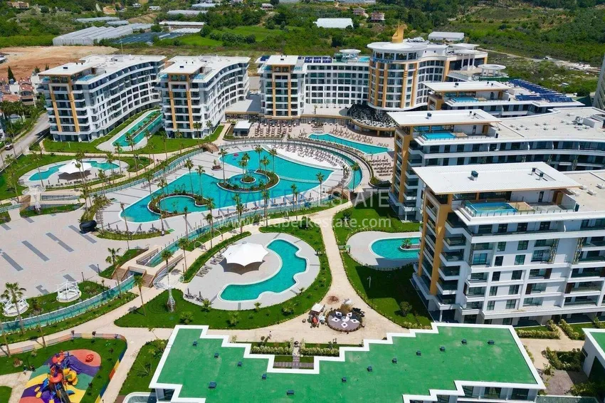 2+1 garden duplex in Turkler, Alanya - the format of a private house in a resort residence 3