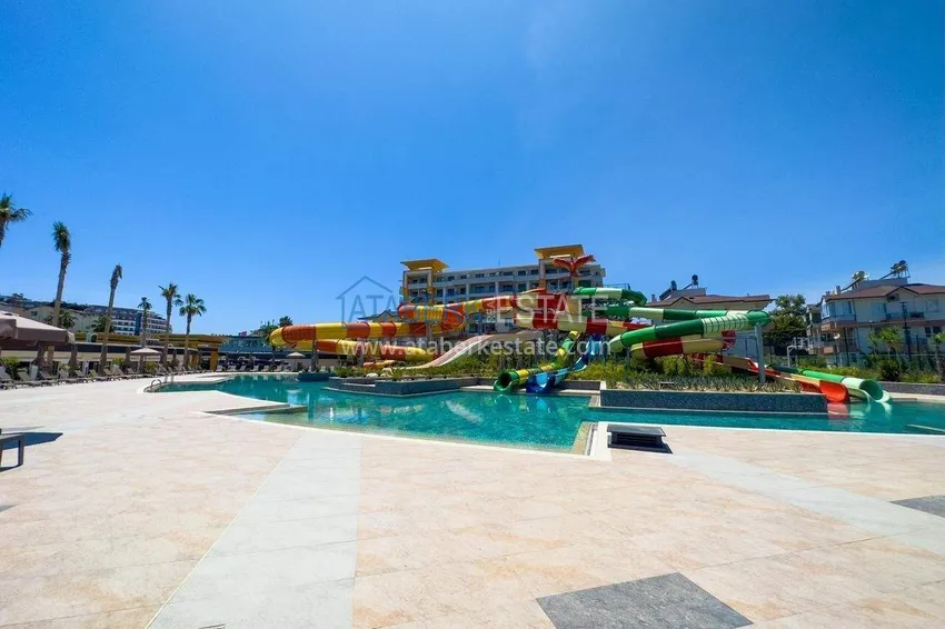 2+1 garden duplex in Turkler, Alanya - the format of a private house in a resort residence 28