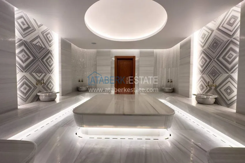 2+1 garden duplex in Turkler, Alanya - the format of a private house in a resort residence 76