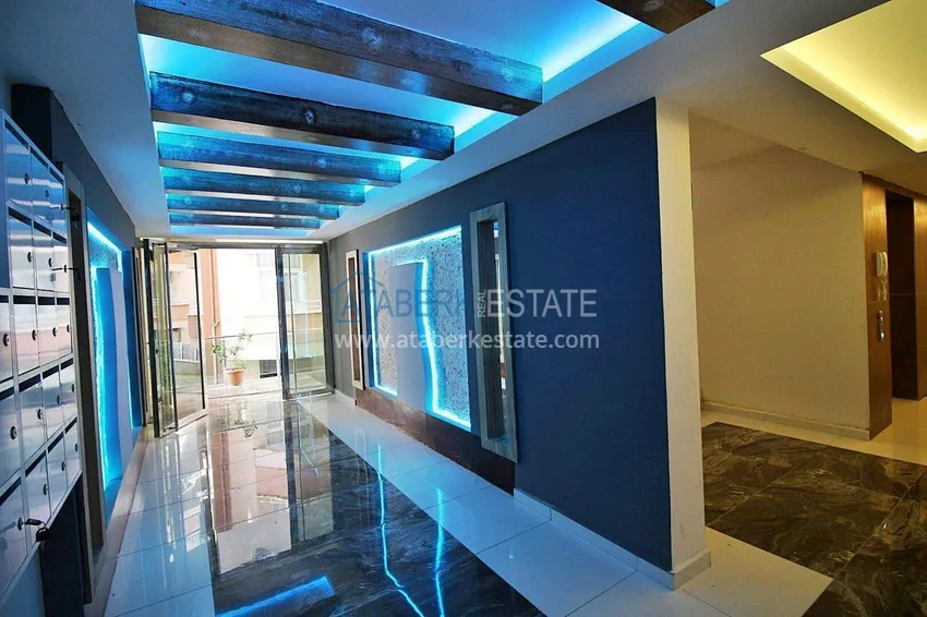 65 m2 two-room apartment in Mahmutlar — furnished and with a glazed balcony 12