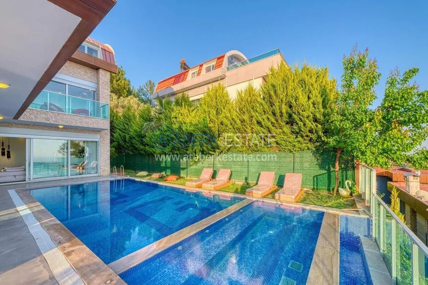 5+1 triplex villa for citizenship and residence permit in Alanya, Bektash — furnished and with panoramic views 13