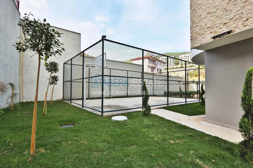 Finished 1+1 apartment in the Oba area - a residential complex on a hill 24