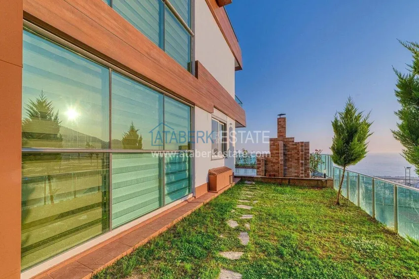 5+1 triplex villa for citizenship and residence permit in Alanya, Bektash — furnished and with panoramic views 15