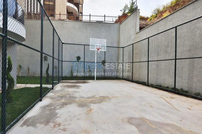 Finished 1+1 apartment in the Oba area - a residential complex on a hill 25