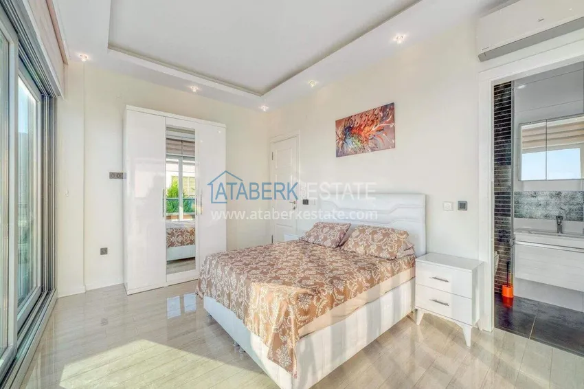 Purchase 5+1 triplex villa for citizenship and residence permit in Alanya, Bektash — furnished and with panoramic views 16