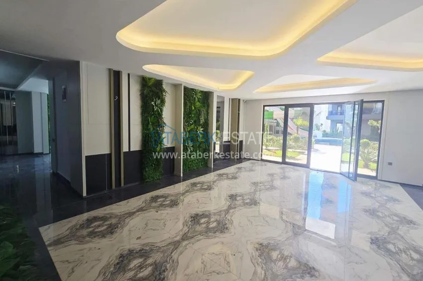 Finished 1+1 apartment in the Oba area - a residential complex on a hill 27