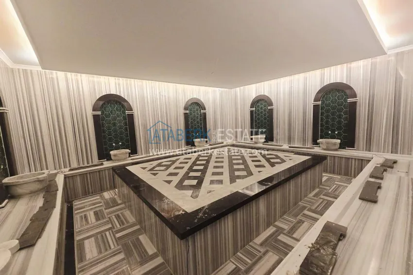 Finished 1+1 apartment in the Oba area - a residential complex on a hill 30