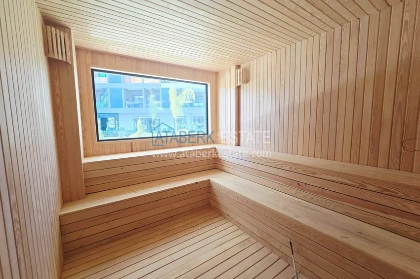 Finished 1+1 apartment in the Oba area - a residential complex on a hill 31