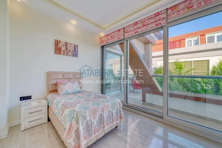Purchase 5+1 triplex villa for citizenship and residence permit in Alanya, Bektash — furnished and with panoramic views 26