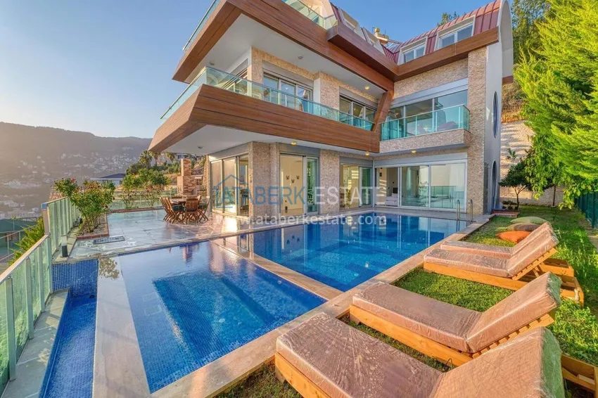 5+1 triplex villa for citizenship and residence permit in Alanya, Bektash — furnished and with panoramic views 2