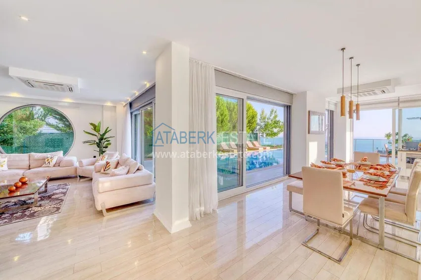 Purchase 5+1 triplex villa for citizenship and residence permit in Alanya, Bektash — furnished and with panoramic views 3