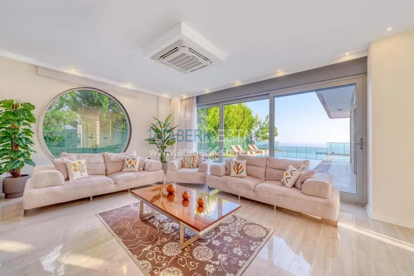 Purchase 5+1 triplex villa for citizenship and residence permit in Alanya, Bektash — furnished and with panoramic views 4