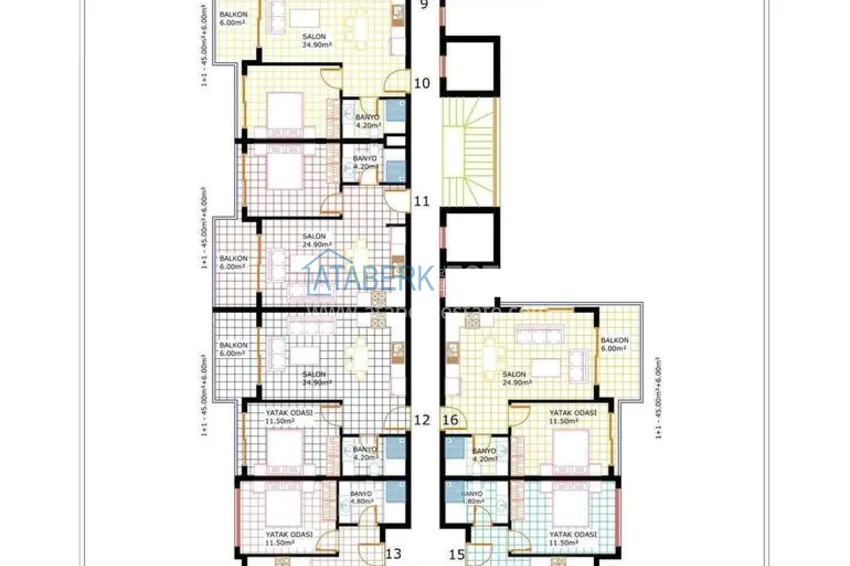 Buy cheap Modern premium residential complex in Oba, Alanya 4