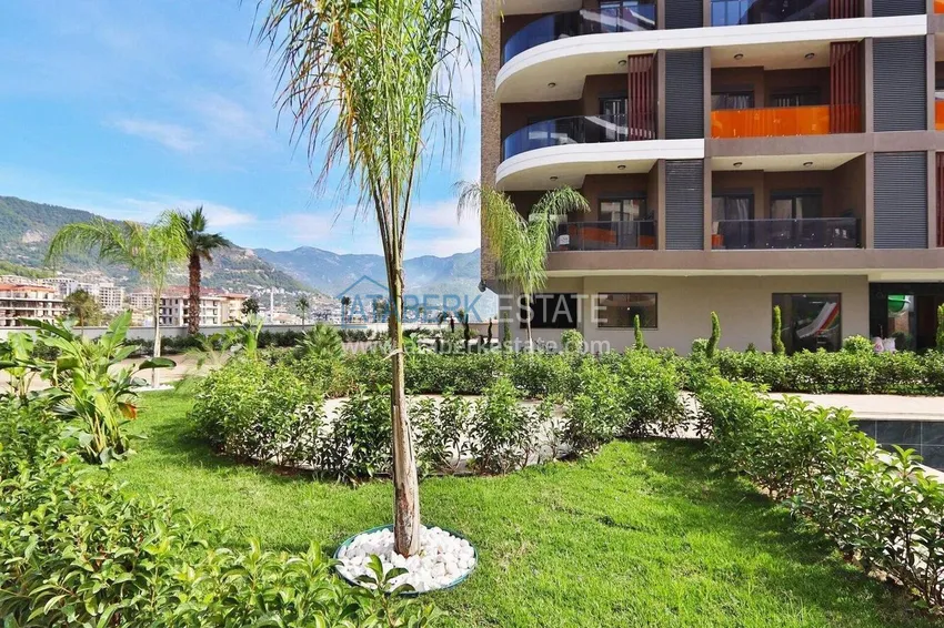 Finished 1+1 apartment in the Oba area - a residential complex on a hill 14