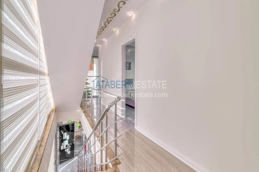 Purchase 5+1 triplex villa for citizenship and residence permit in Alanya, Bektash — furnished and with panoramic views 41