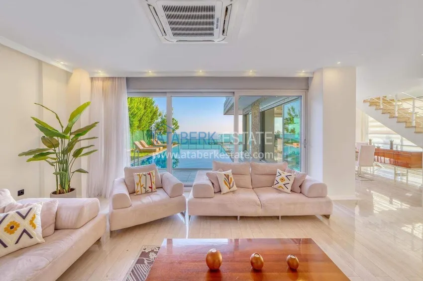 Purchase 5+1 triplex villa for citizenship and residence permit in Alanya, Bektash — furnished and with panoramic views 5