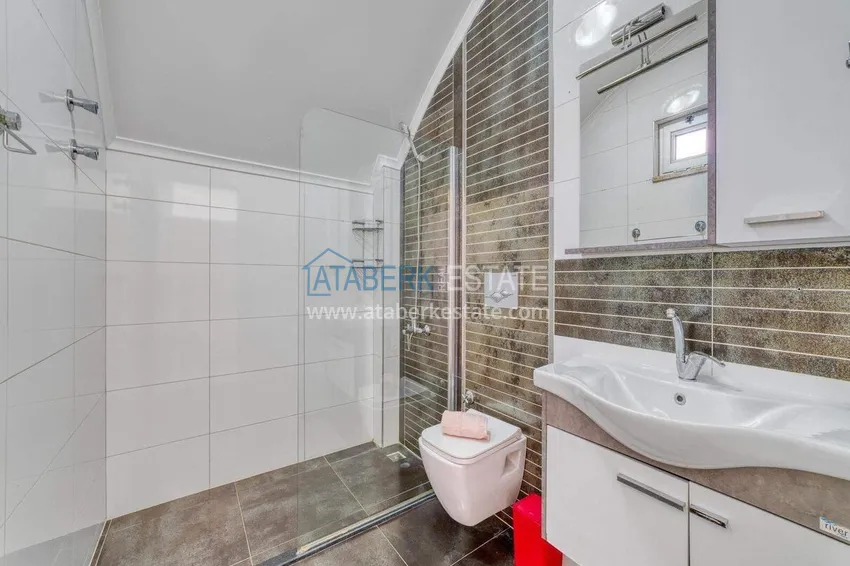 Purchase 5+1 triplex villa for citizenship and residence permit in Alanya, Bektash — furnished and with panoramic views 55