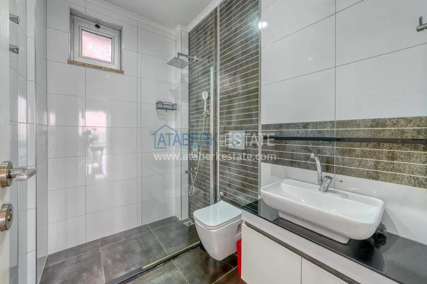 Purchase 5+1 triplex villa for citizenship and residence permit in Alanya, Bektash — furnished and with panoramic views 57