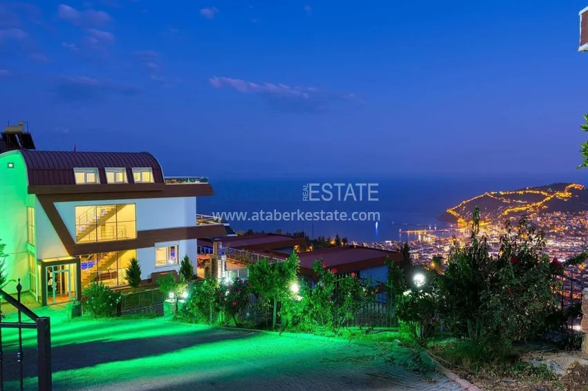 5+1 triplex villa for citizenship and residence permit in Alanya, Bektash — furnished and with panoramic views 5