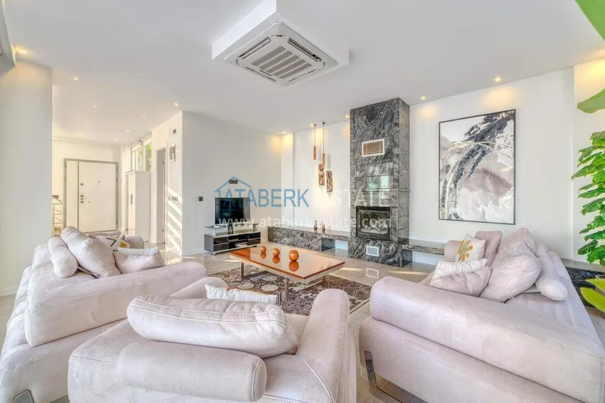 Purchase 5+1 triplex villa for citizenship and residence permit in Alanya, Bektash — furnished and with panoramic views 7