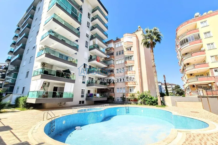 65 m2 two-room apartment in Mahmutlar — furnished and with a glazed balcony 8
