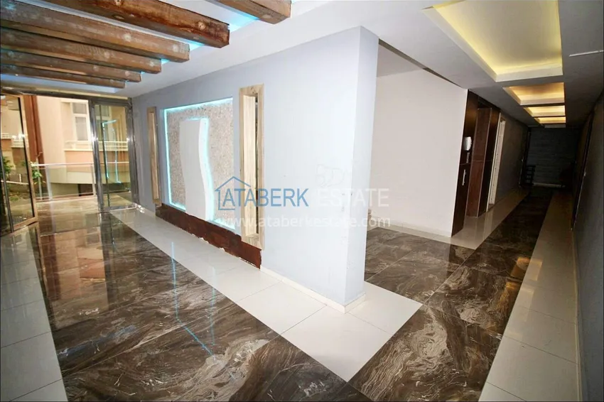 65 m2 two-room apartment in Mahmutlar — furnished and with a glazed balcony 10