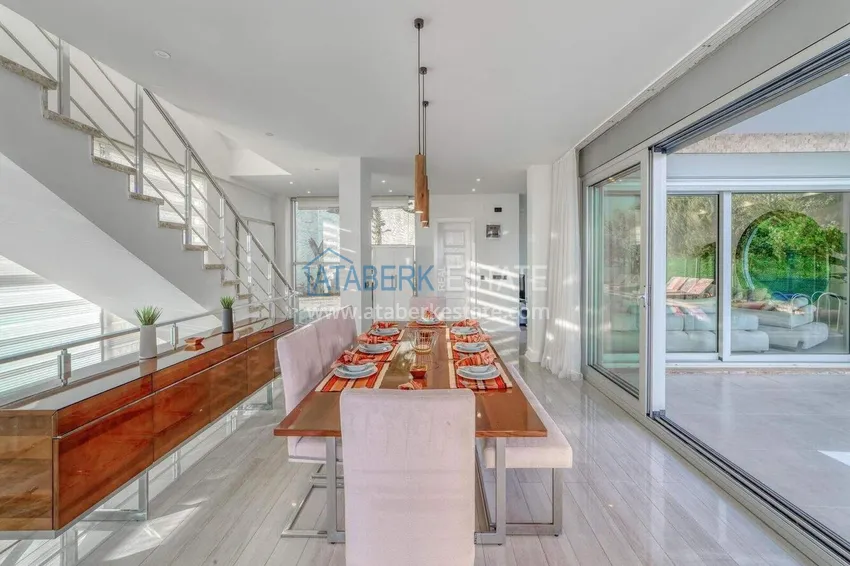 Purchase 5+1 triplex villa for citizenship and residence permit in Alanya, Bektash — furnished and with panoramic views 9