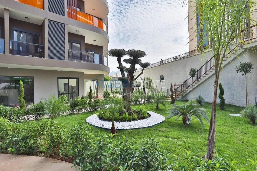Finished 1+1 apartment in the Oba area - a residential complex on a hill 19