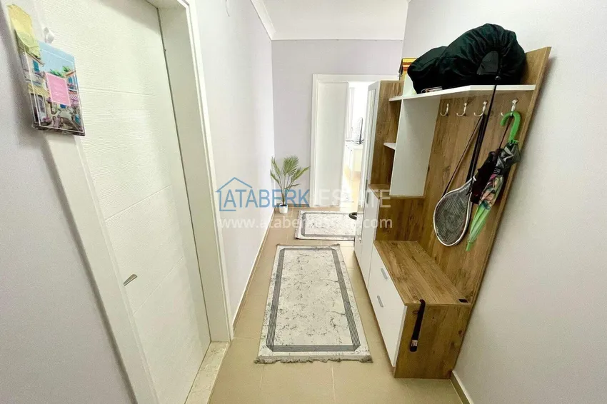 Purchase 2+1 apartment in the center of Mahmutlar — south side, new furniture, separate kitchen 1 