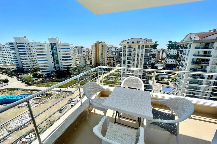 Purchase 2+1 apartment in the center of Mahmutlar — south side, new furniture, separate kitchen 13 