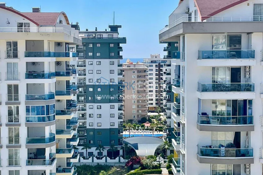 Purchase 2+1 apartment in the center of Mahmutlar — south side, new furniture, separate kitchen 14 