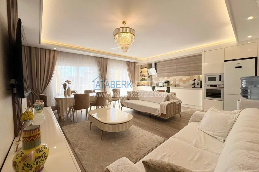 Purchase 2+1 penthouse duplex in Avsallar with furniture in a modern complex 2