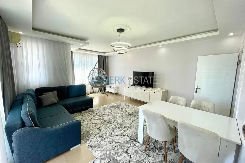Purchase 2+1 apartment in the center of Mahmutlar — south side, new furniture, separate kitchen 3 