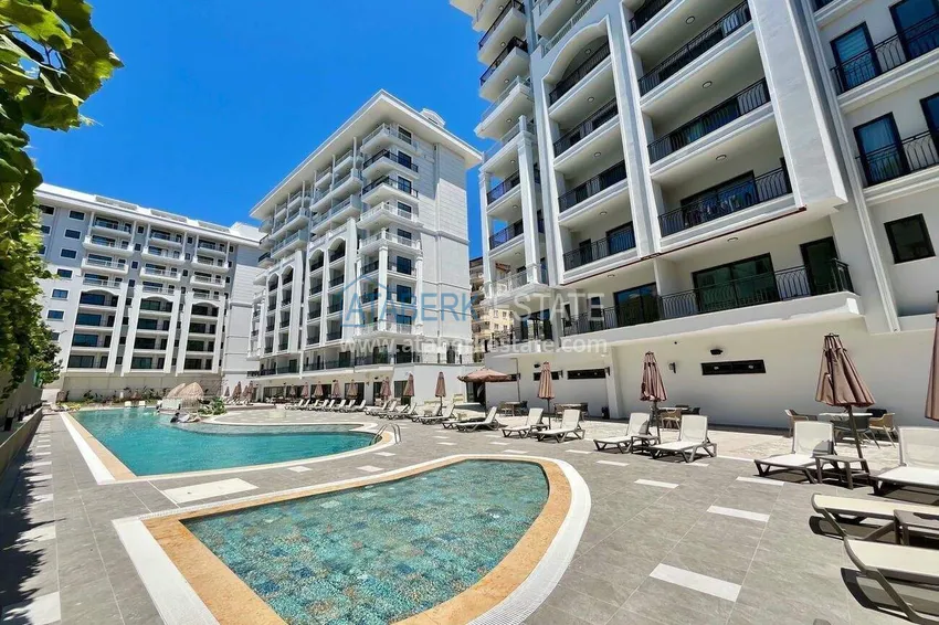 2+1 apartment with a view in the center of Alanya, Cleopatra beach area 3